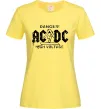 Женская футболка High voltage AC/DC Лимонный фото