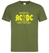 Мужская футболка High voltage AC/DC Оливковый фото