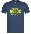 Мужская футболка High voltage AC/DC Темно-синий фото