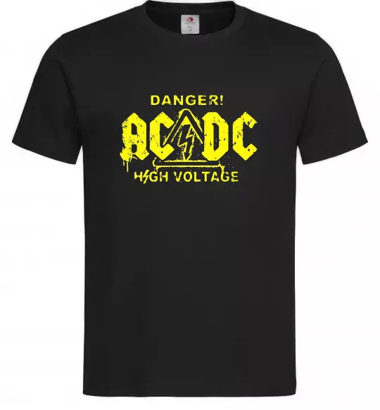 Мужская футболка High voltage AC/DC Черный фото