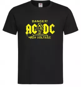 Мужская футболка High voltage AC/DC Черный фото