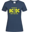 Женская футболка High voltage AC/DC Темно-синий фото