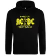 Женская толстовка (худи) High voltage AC/DC Черный фото