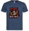 Чоловіча футболка Hells bells AC/DC Темно-синій фото