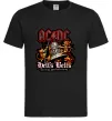 Чоловіча футболка Hells bells AC/DC Чорний фото