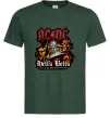 Чоловіча футболка Hells bells AC/DC Темно-зелений фото