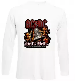 Лонгслив AC/DC група Черный фото