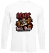 Лонгслив Hells bells AC/DC Белый фото