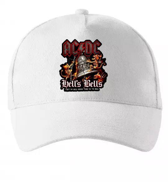 Кепка Hells bells AC/DC Белый фото