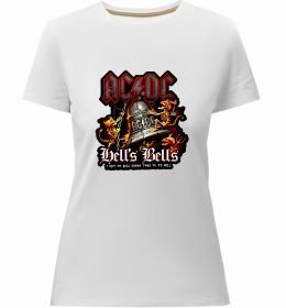 Женская премиум футболка Hells bells AC/DC