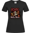 Женская футболка Hells bells AC/DC Черный фото