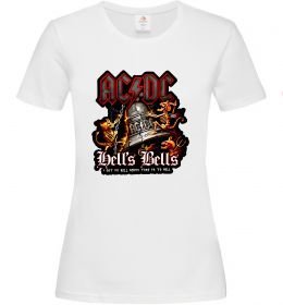 Женская футболка Hells bells AC/DC