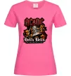 Женская футболка Hells bells AC/DC Ярко-розовый фото
