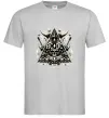Чоловіча футболка Hells bells print Сірий фото