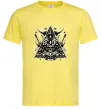 Чоловіча футболка Hells bells print Лимонний фото