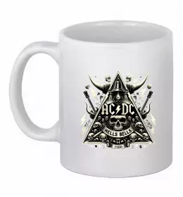 Чашка керамическая AC DC Band Белый фото