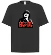 Футболка Оверсайз Angus Young AC/DC Черный фото
