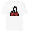 Футболка Оверсайз Angus Young AC/DC Белый фото