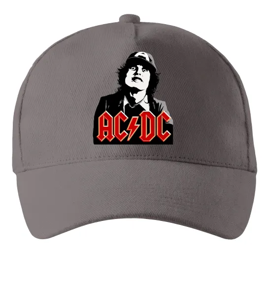 Кепка Angus Young AC/DC Серый фото