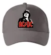 Кепка Angus Young AC/DC Серый фото