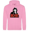 Женская толстовка (худи) Angus Young AC/DC Розовый Женская толстовка (худи) Angus Young AC/DC Розовый фото
