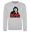 Свитшот Angus Young AC/DC Серый меланж Свитшот Angus Young AC/DC Серый меланж фото