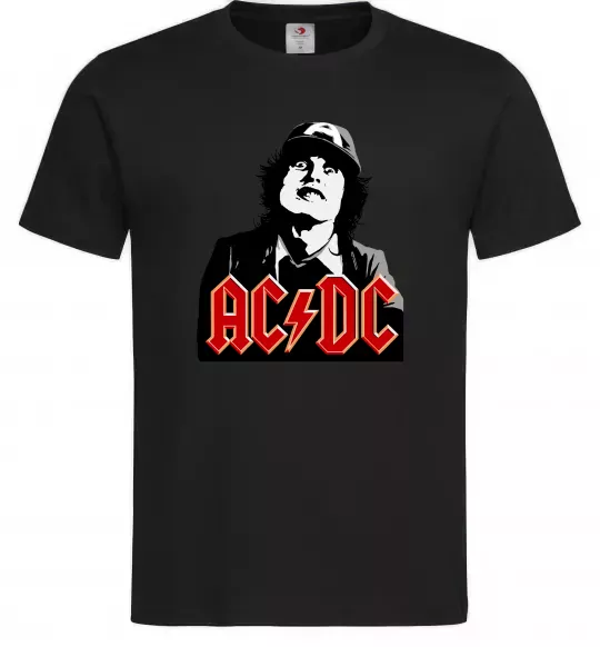 Чоловіча футболка Angus Young AC/DC Чорний фото