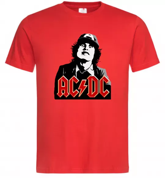 Чоловіча футболка Angus Young AC/DC Червоний фото