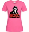 Женская футболка Angus Young AC/DC Ярко-розовый фото