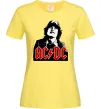 Женская футболка Angus Young AC/DC Лимонный фото