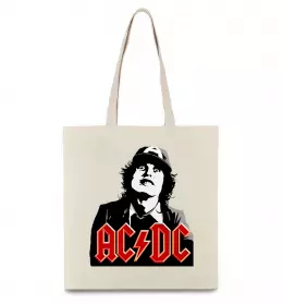 Эко-сумка Angus Young AC/DC Бежевый фото