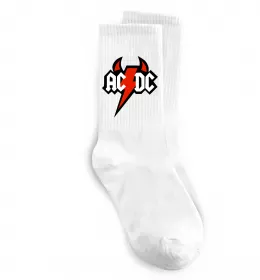 Носки Ангус Янг Белый фото