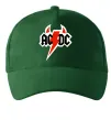 Кепка AC/DC блискавка з рогами Темно-зелений фото