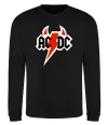 Свитшот AC/DC блискавка з рогами Черный фото