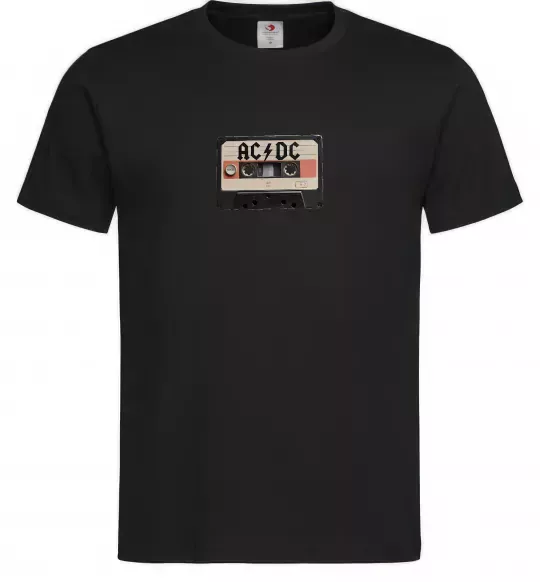 Мужская футболка AC/DC Casette Черный фото