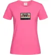 Жіноча футболка AC/DC Casette Яскраво-рожевий фото