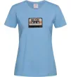 Жіноча футболка AC/DC Casette Блакитний фото