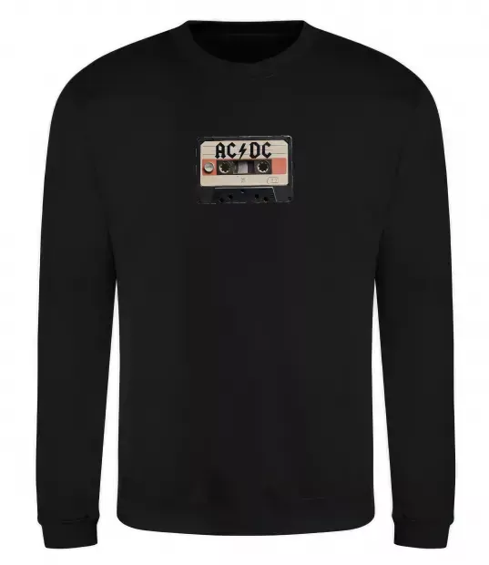 Свитшот AC/DC Casette Черный фото