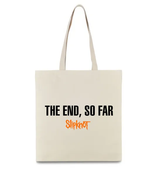 Еко-сумка Slipknot The end so far Бежевий фото
