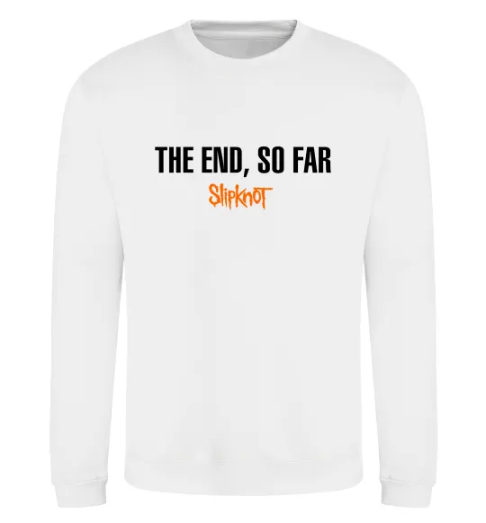 Світшот Slipknot The end so far Білий фото