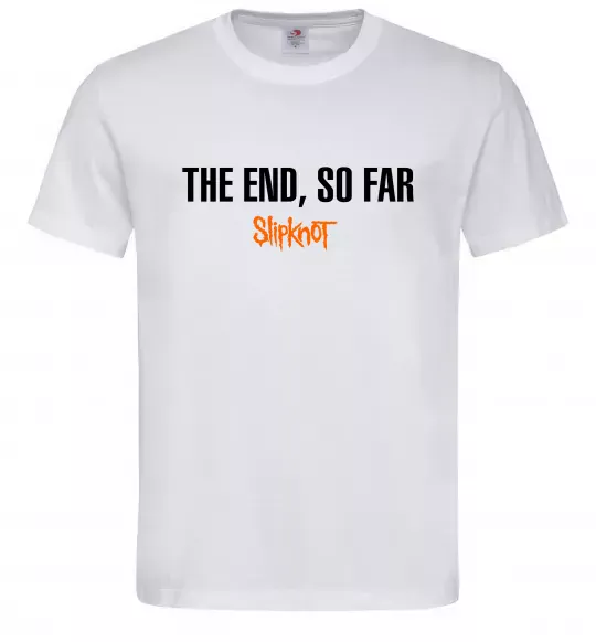 Чоловіча футболка Slipknot The end so far Білий фото