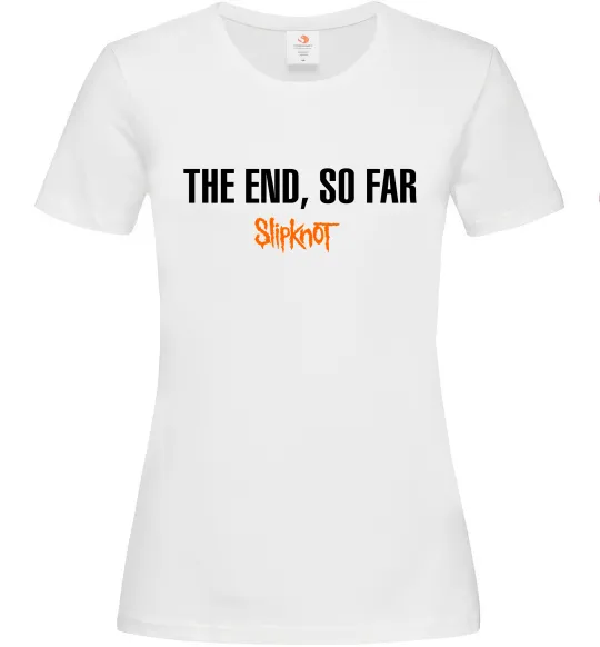 Жіноча футболка Slipknot The end so far Білий фото