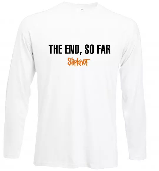 Лонгслів Slipknot The end so far Білий фото