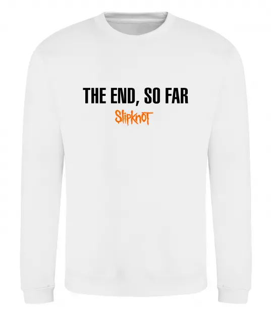 Свитшот Slipknot The end so far Белый фото