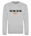 Свитшот Slipknot The end so far Серый меланж фото