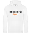 Чоловіча толстовка (худі) Slipknot The end so far Білий фото