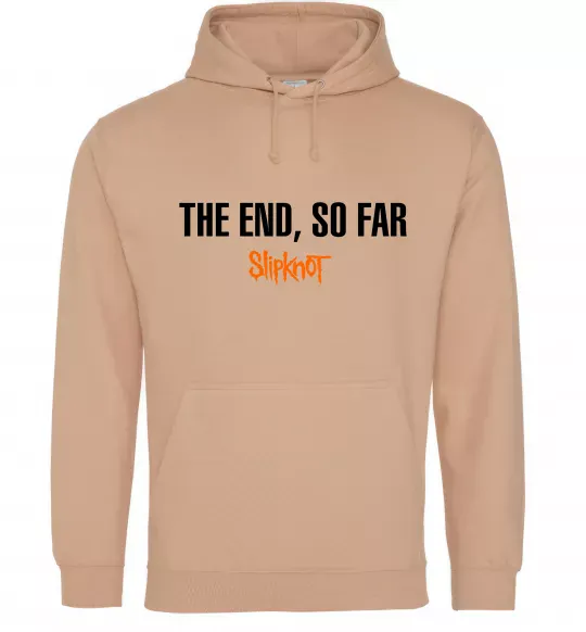 Чоловіча толстовка (худі) Slipknot The end so far Пісочний фото