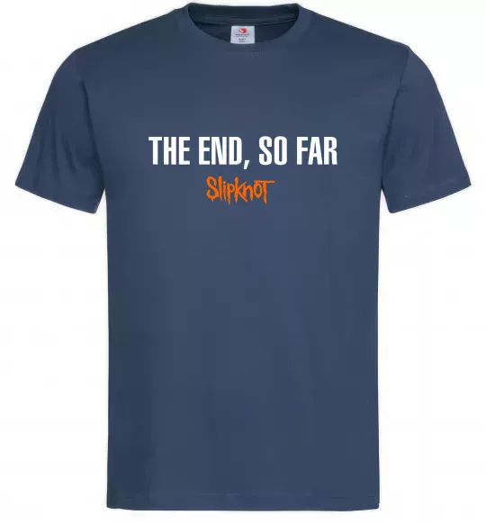 Чоловіча футболка Slipknot The end so far Темно-синій фото