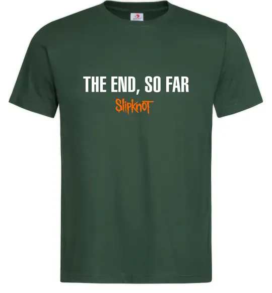 Чоловіча футболка Slipknot The end so far Темно-зелений фото