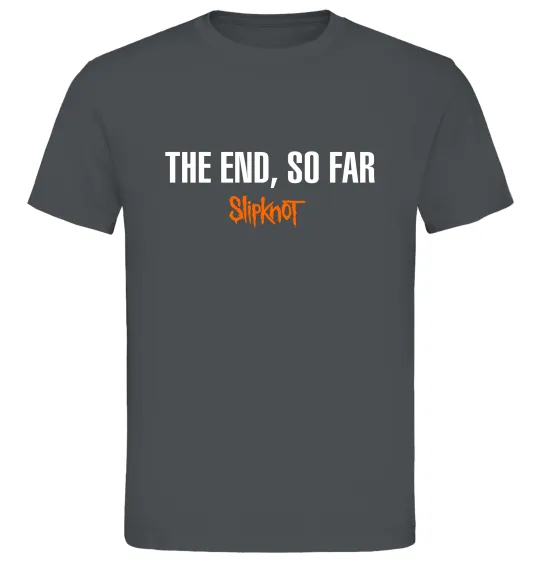 Чоловіча футболка Slipknot The end so far Графіт фото